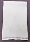 SALE!  Bows & Sprays 100% Linen Guest Towel